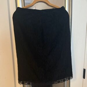 Elegant Black Lace Skirt